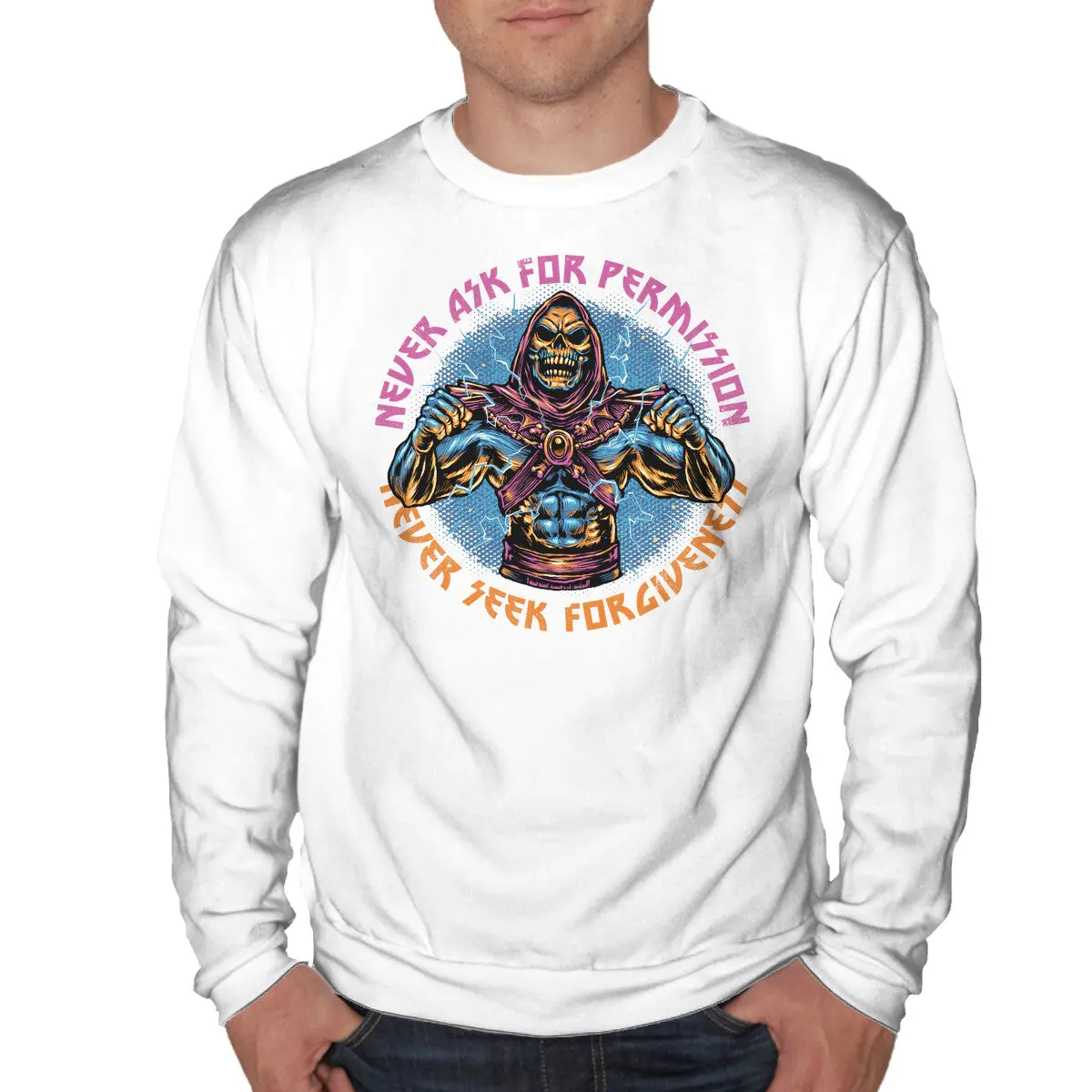 Skeletons Never Ask Permission Sweatshirt - Image 7