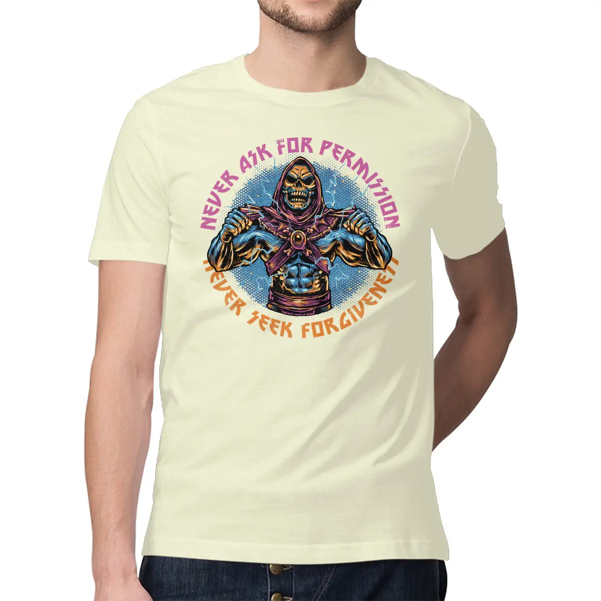 Premium Men's Skeleton T-Shirt - Image 13