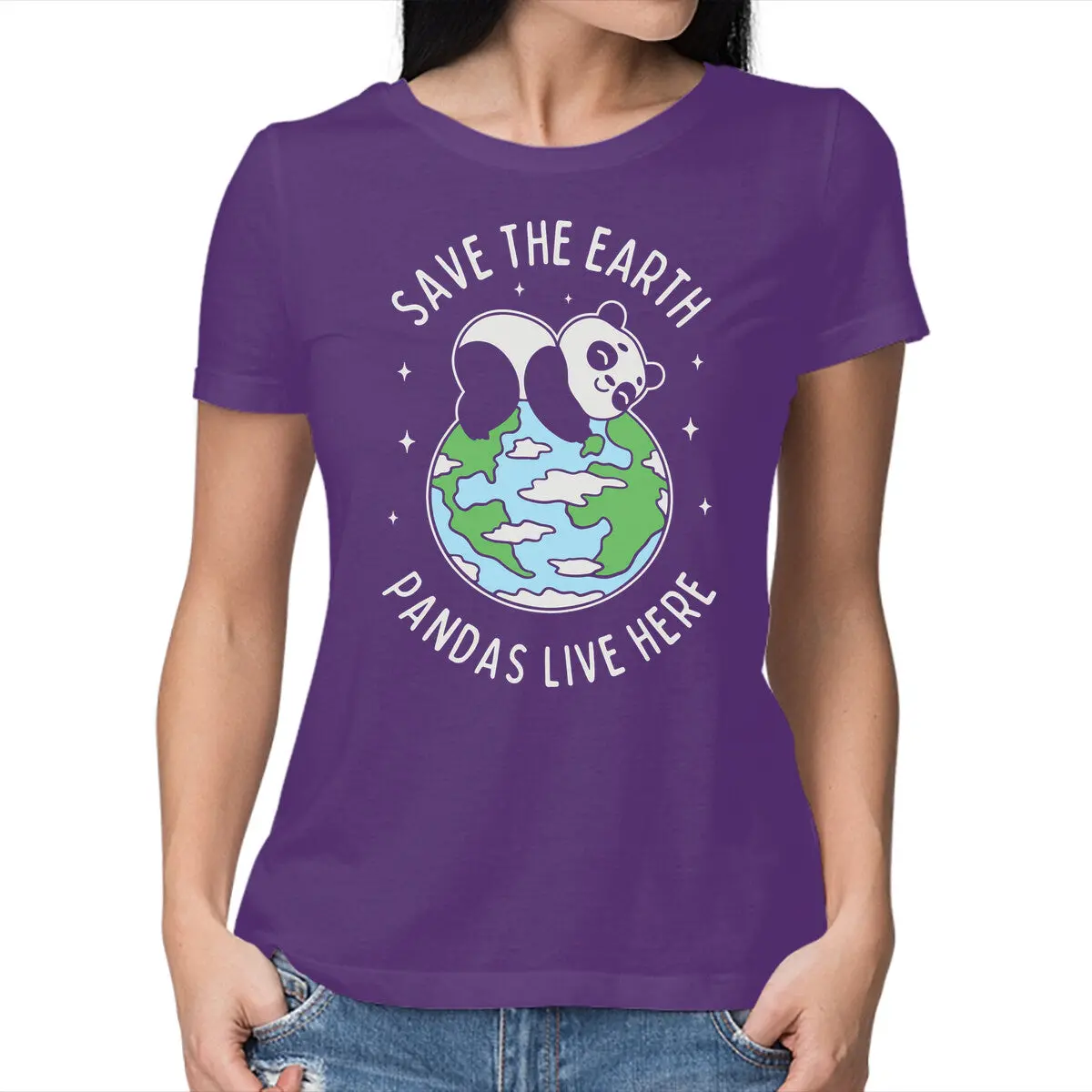 Eco-Friendly Panda Awareness T-Shirt for Women - Image 13