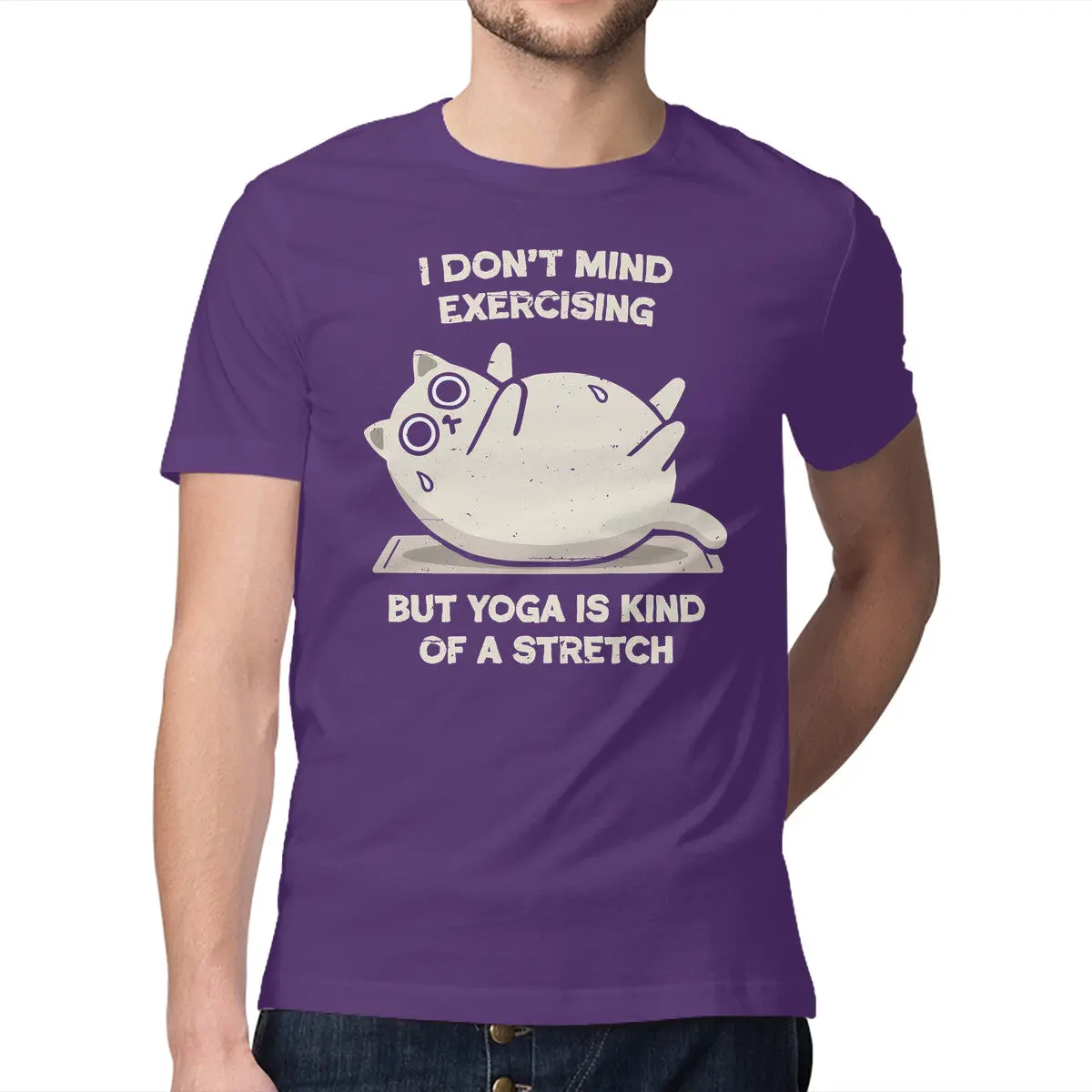 Stretch-Inspired Premium Yoga Tee for Men - Image 9