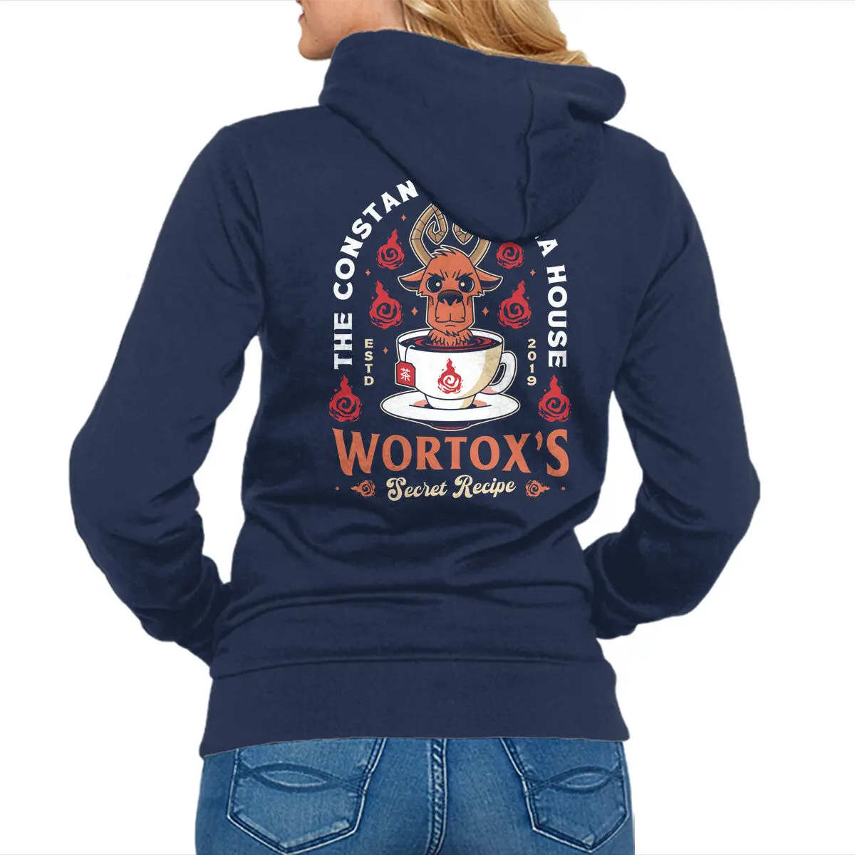 Wortox Red Tea Logo Sweatshirt - Image 4
