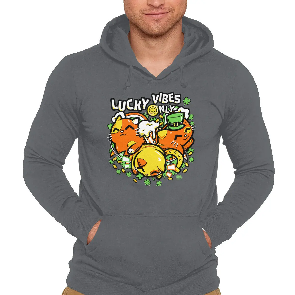 Lucky Vibes Unisex Pullover Sweatshirt - Image 7