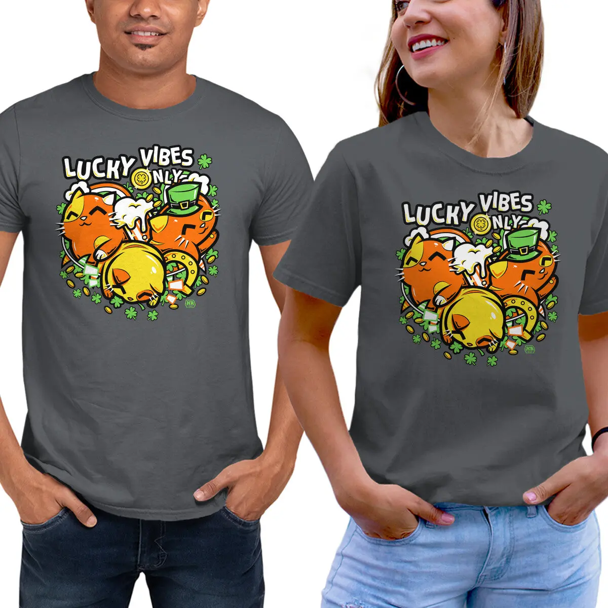 Lucky Vibes Unisex Basic T-Shirt - Image 9