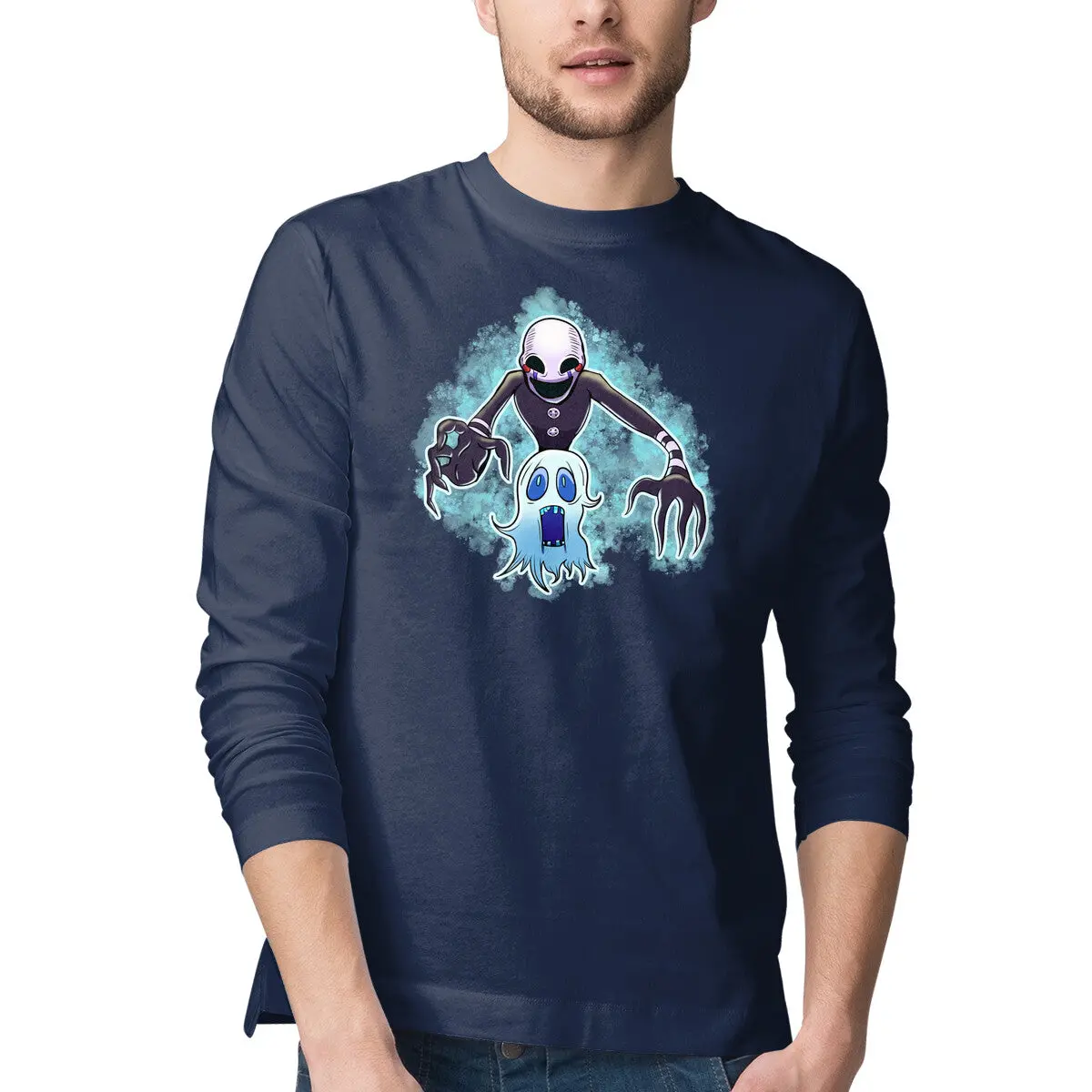Protective Long-Sleeve Men's T-Shirt - Image 4