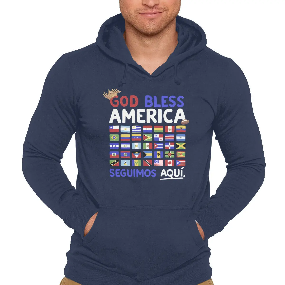 Patriotic God Bless America Sweatshirt - Image 4
