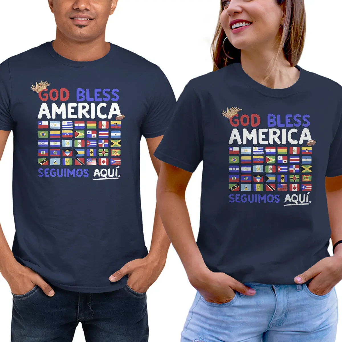 Patriotic Unisex T-Shirt – 'God Bless America' - Image 5