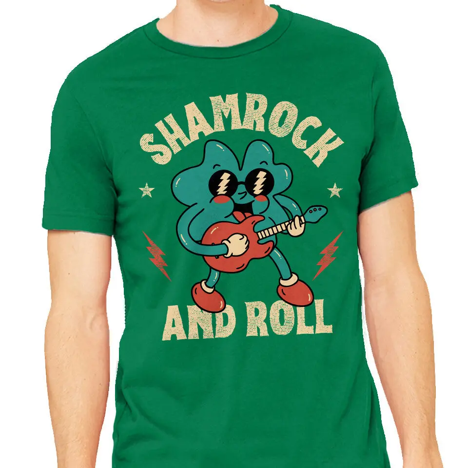 Shamrock and Roll Graphic T-Shirt for Men - Image 9