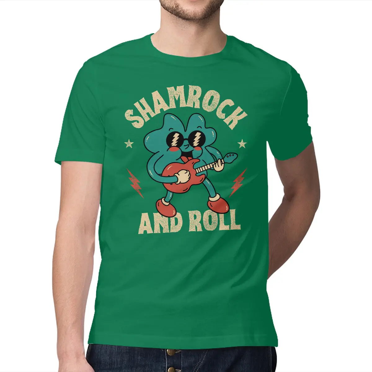Premium Shamrock Graphic T-Shirt for Men - Image 9