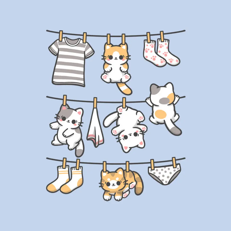 Kitten Laundry Day 8