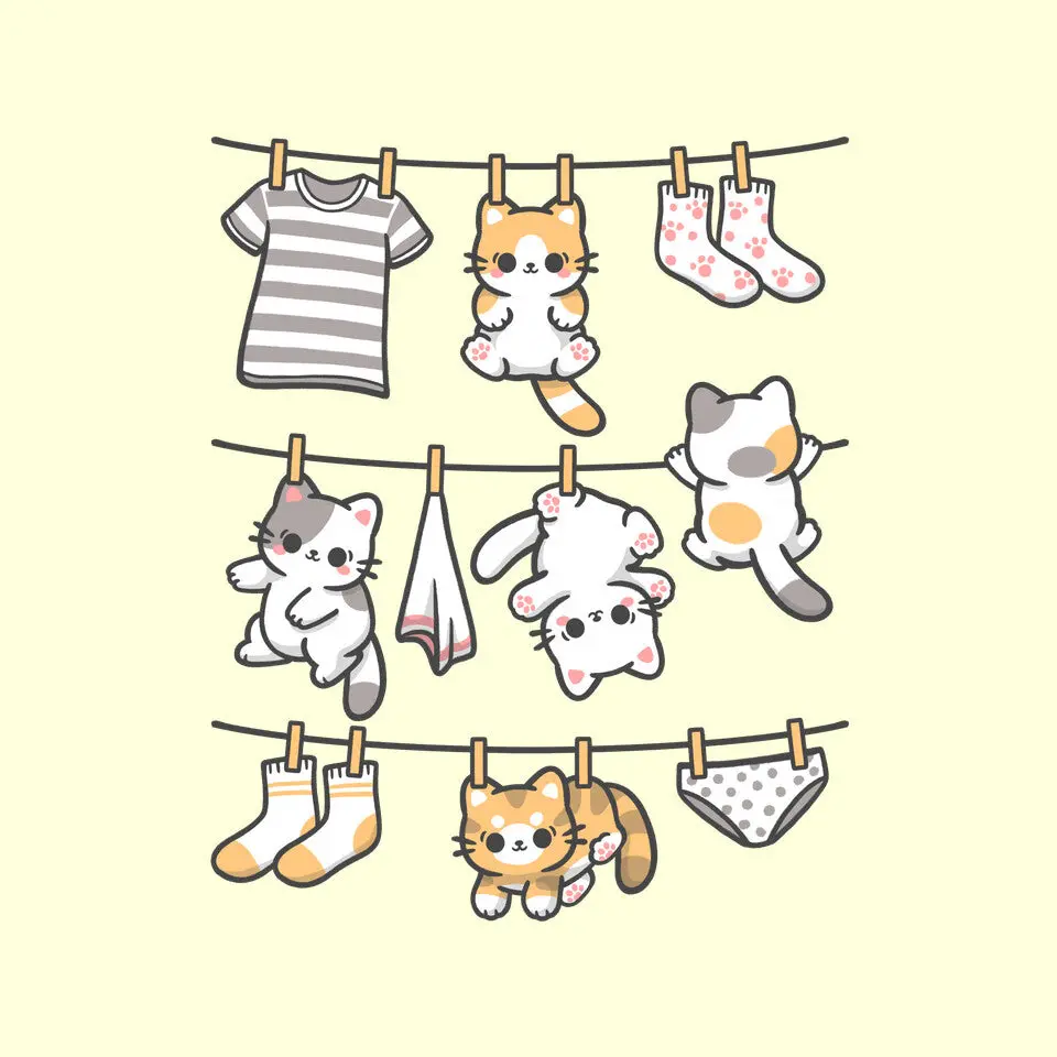 Kitten Laundry Day 3