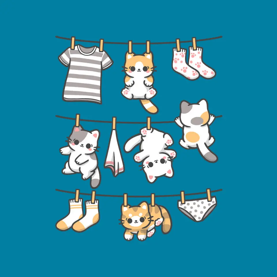 Kitten Laundry Day 8