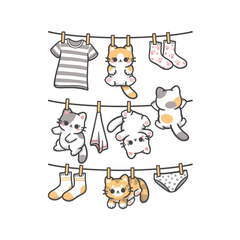 Kitten Laundry Day 4