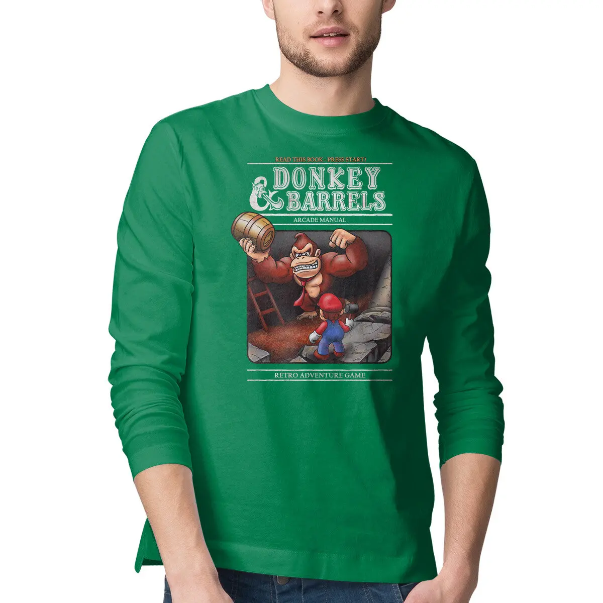Donkey and Barrel Design T-Shirt - Image 13