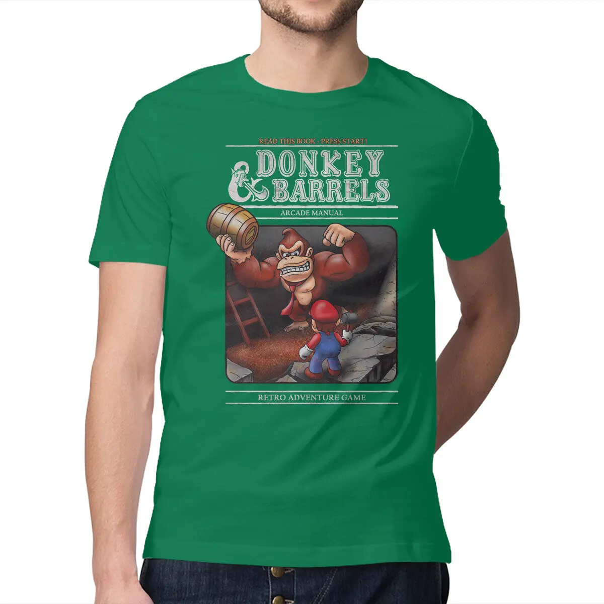 Premium Men's Donkey & Barrel Graphic Tee - Image 17