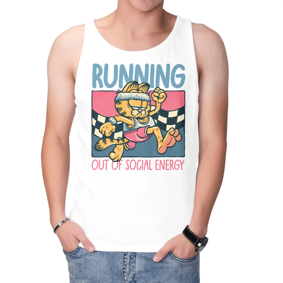 Social Energy Depletion Tank Top - Image 7
