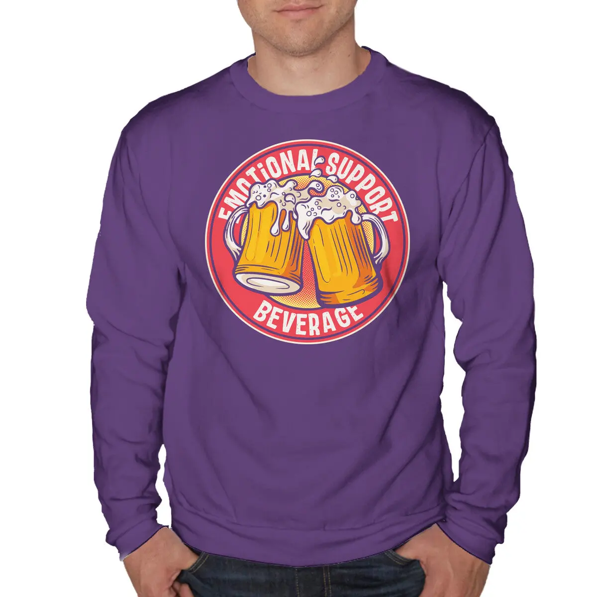 Emotional Support Drink Sweatshirt - Image 7