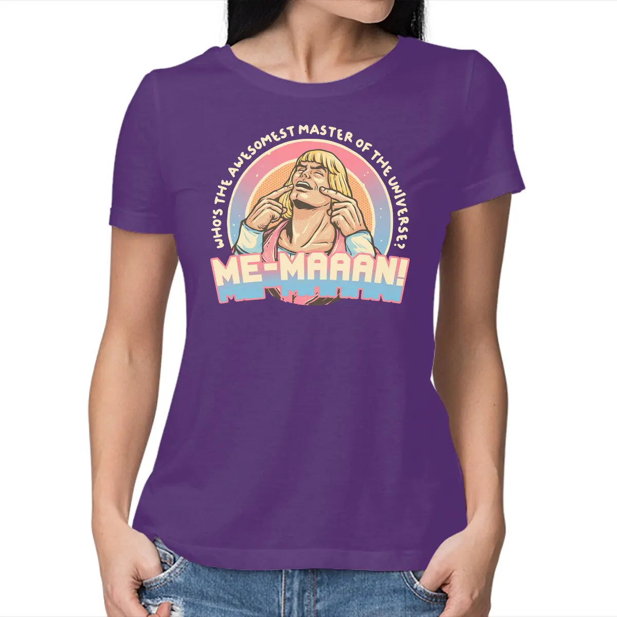 Awesomest Master of the Universe Women's Basic Tee - Image 17