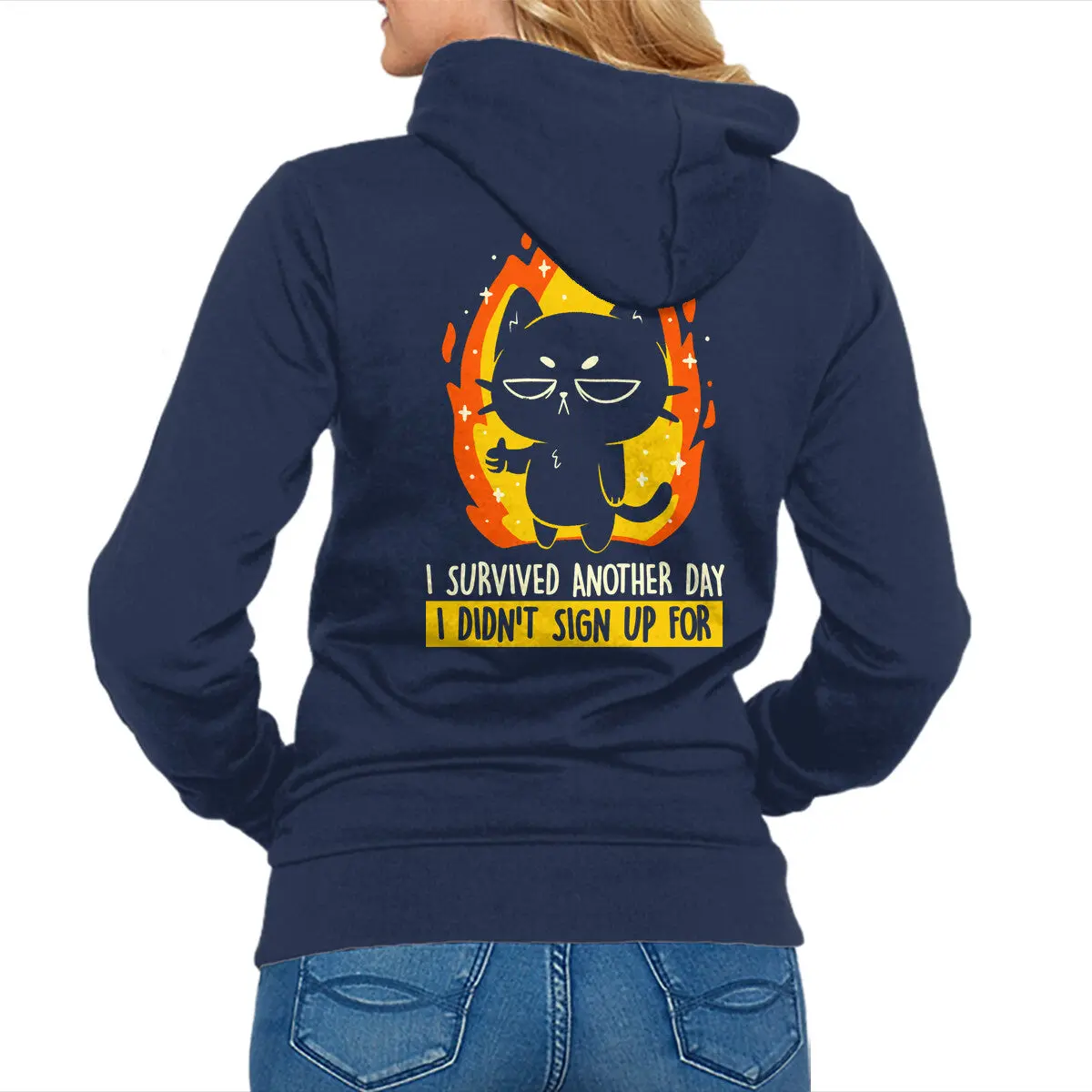 Survival-Themed Zip-Up Sweatshirt - Image 4