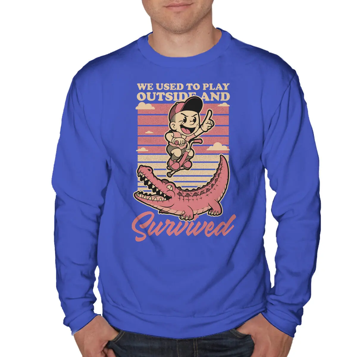 Retro-Inspired Playing Dangerous Sweatshirt - Image 10
