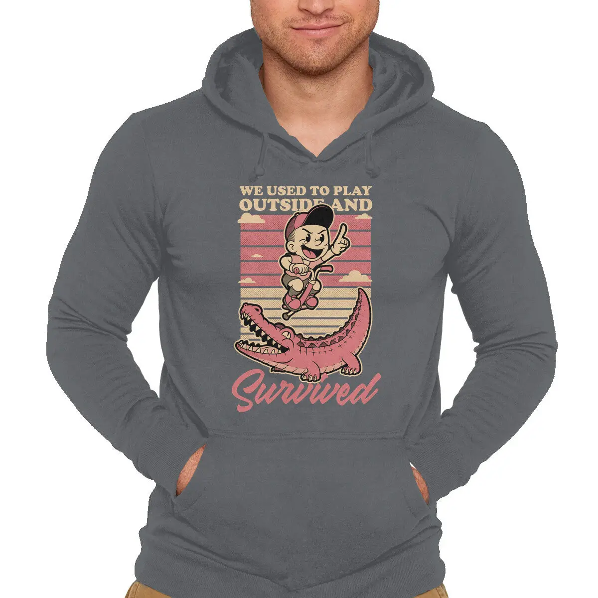 Playing Dangerous Vintage Pullover Sweatshirt - Image 7