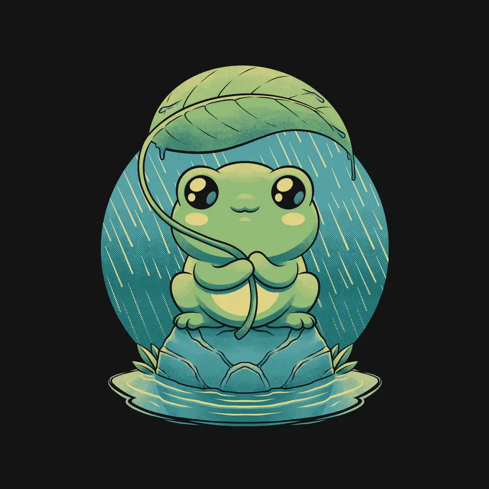 Rainy Day Cute Frog 6