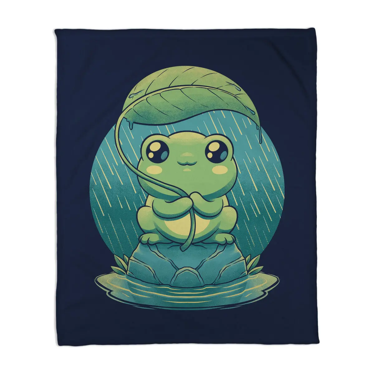 Rainy Day Cute Frog 1