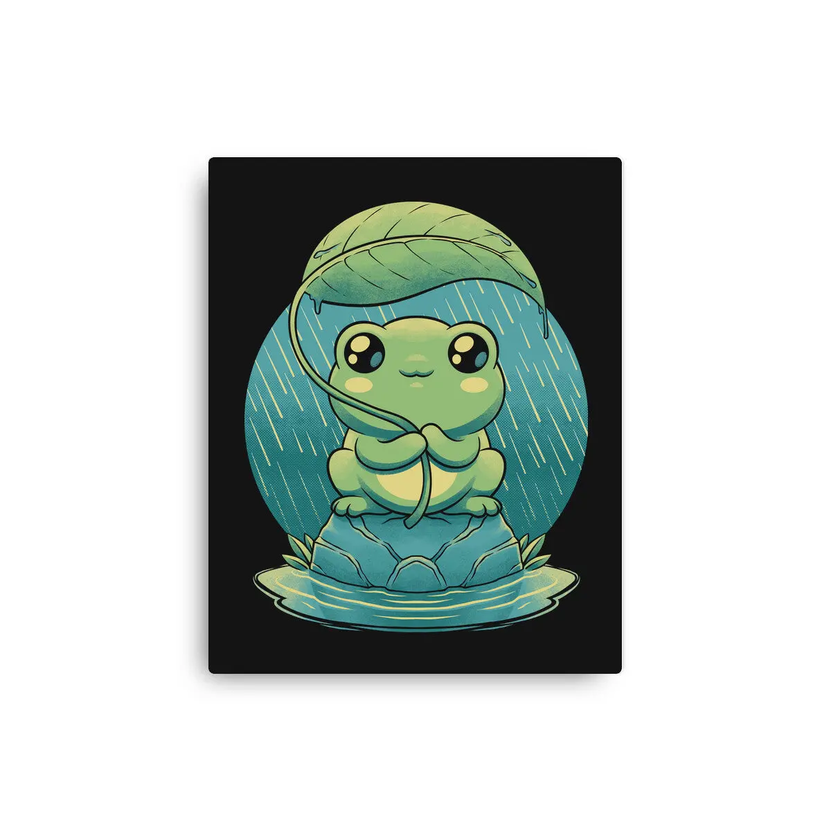Rainy Day Cute Frog 4