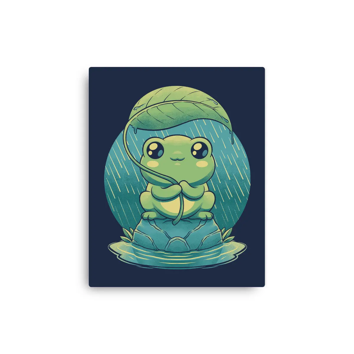 Rainy Day Cute Frog 1