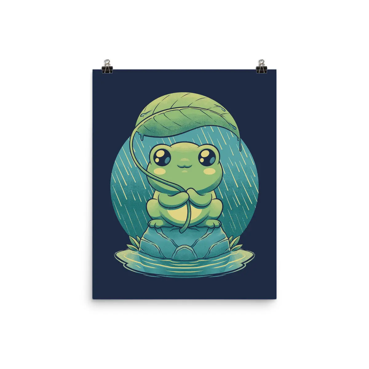 Rainy Day Cute Frog 1