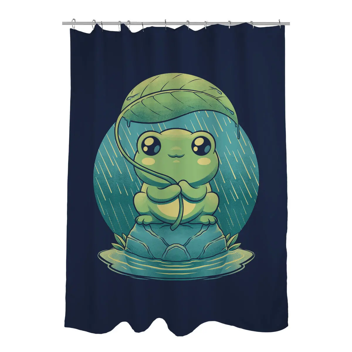Rainy Day Cute Frog 1