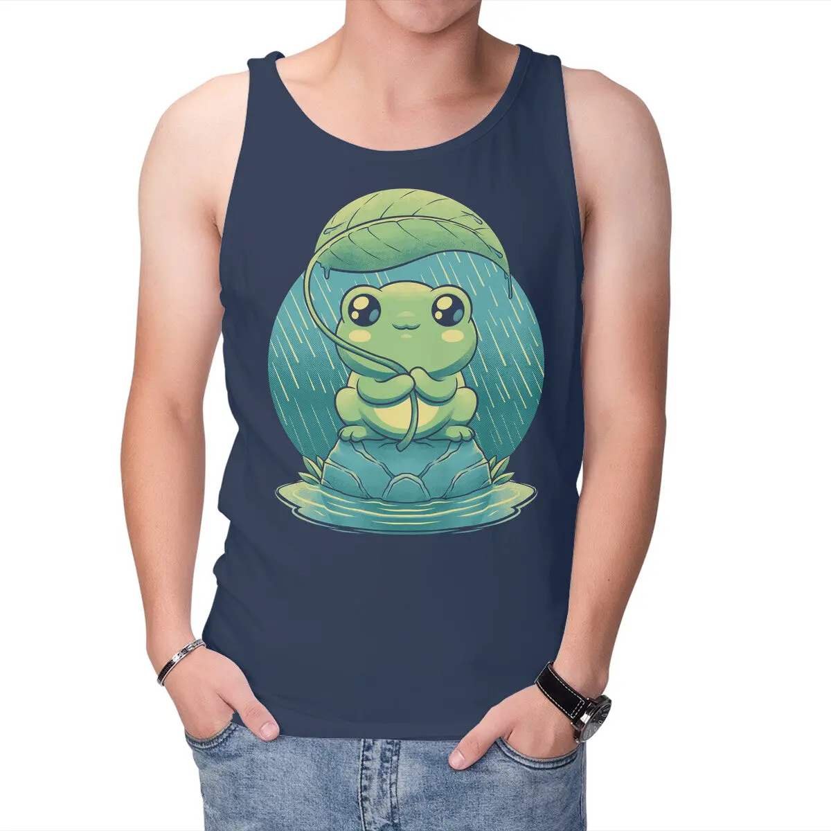 Rainy Day Cute Frog 1