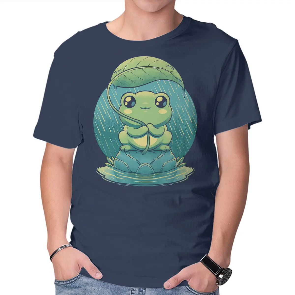 Rainy Day Cute Frog 1
