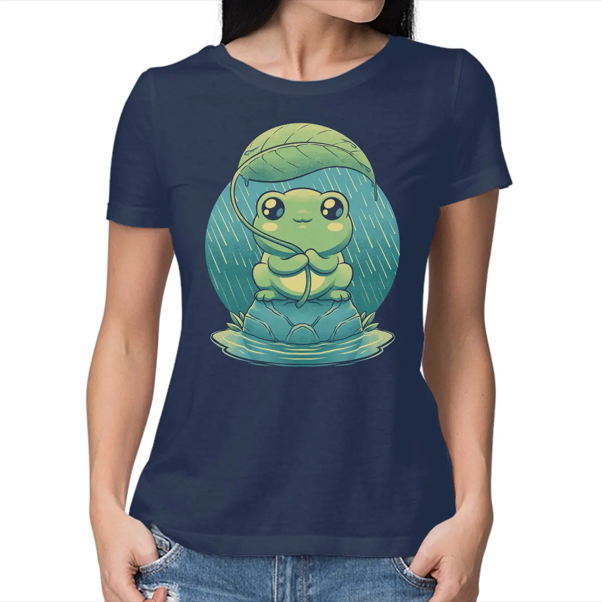 Rainy Day Cute Frog 1