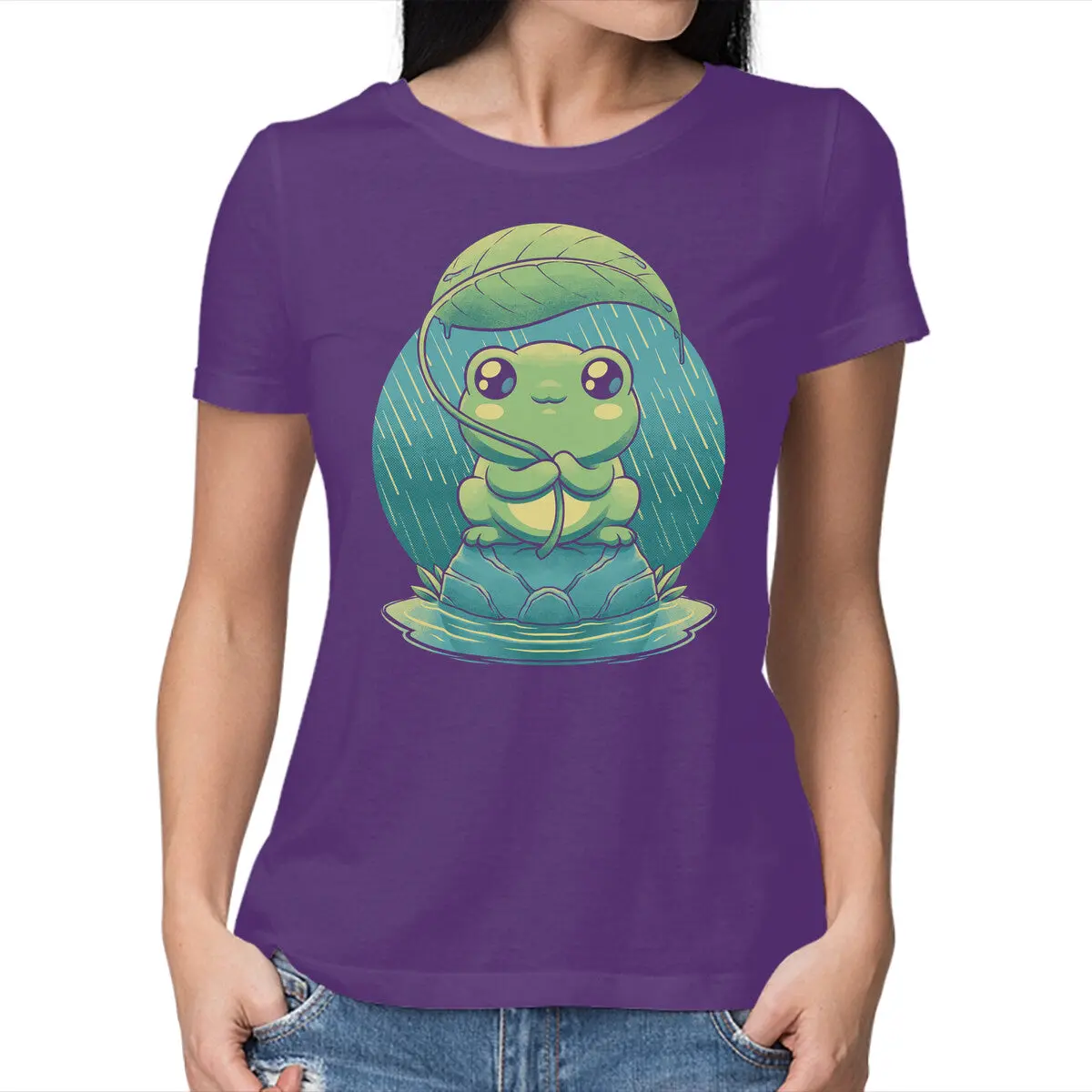 Adorable Frog Graphic Tee for Women - Image 13