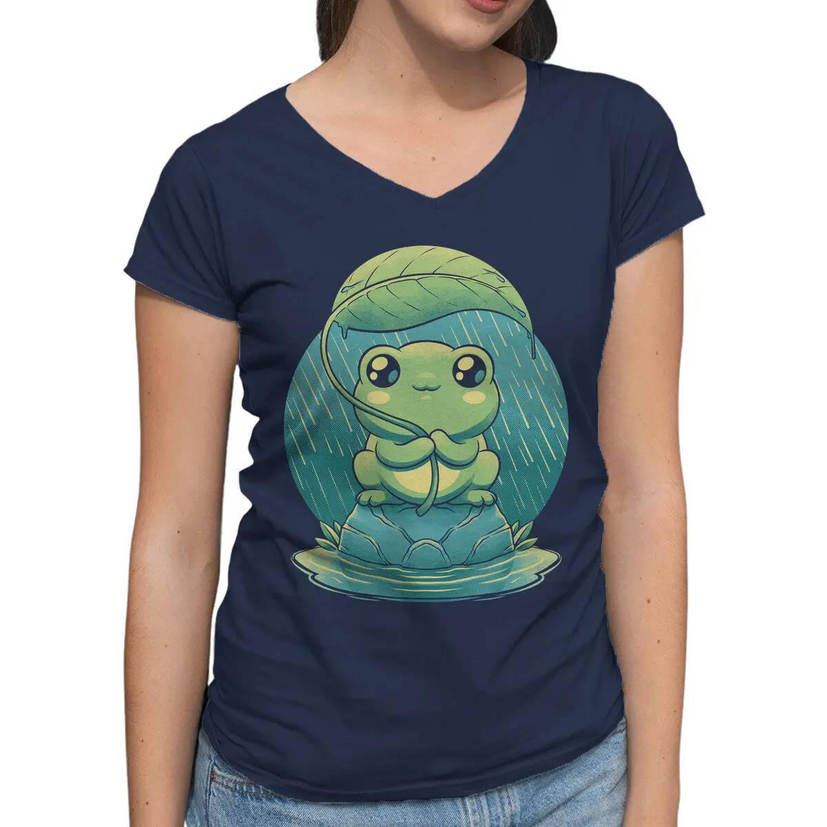 Rainy Day Cute Frog 1