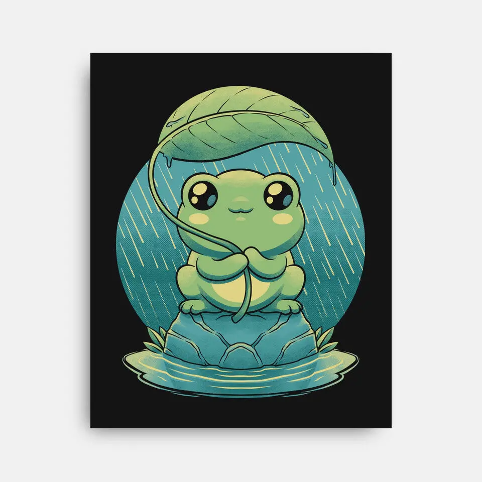 Rainy Day Cute Frog 5
