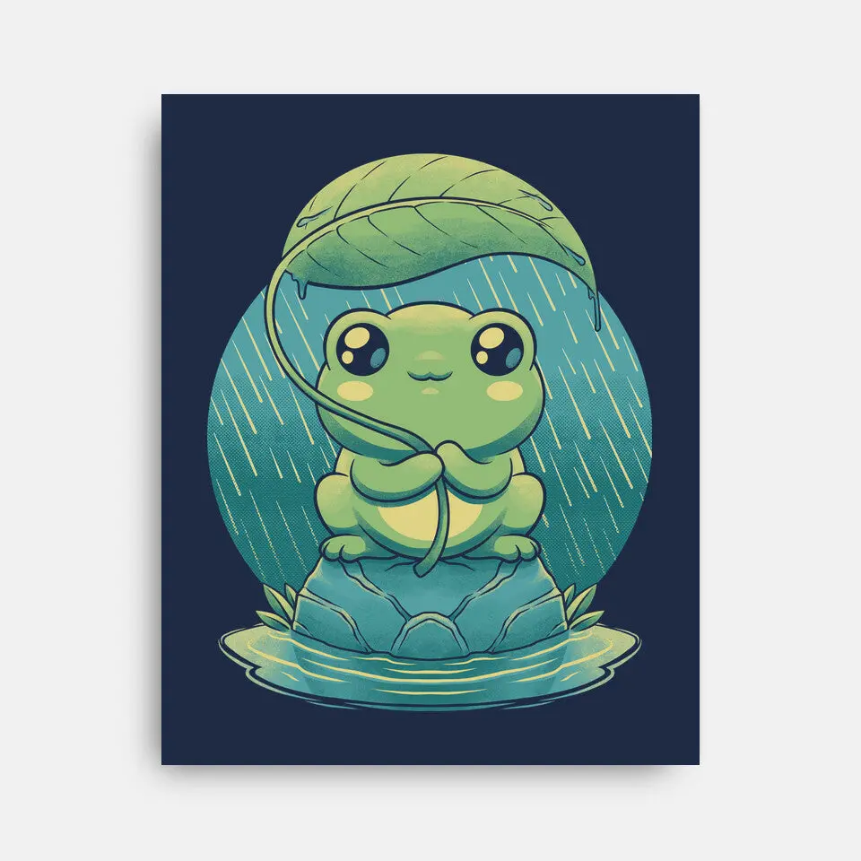 Rainy Day Cute Frog 2