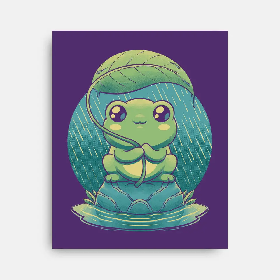 Rainy Day Cute Frog 11