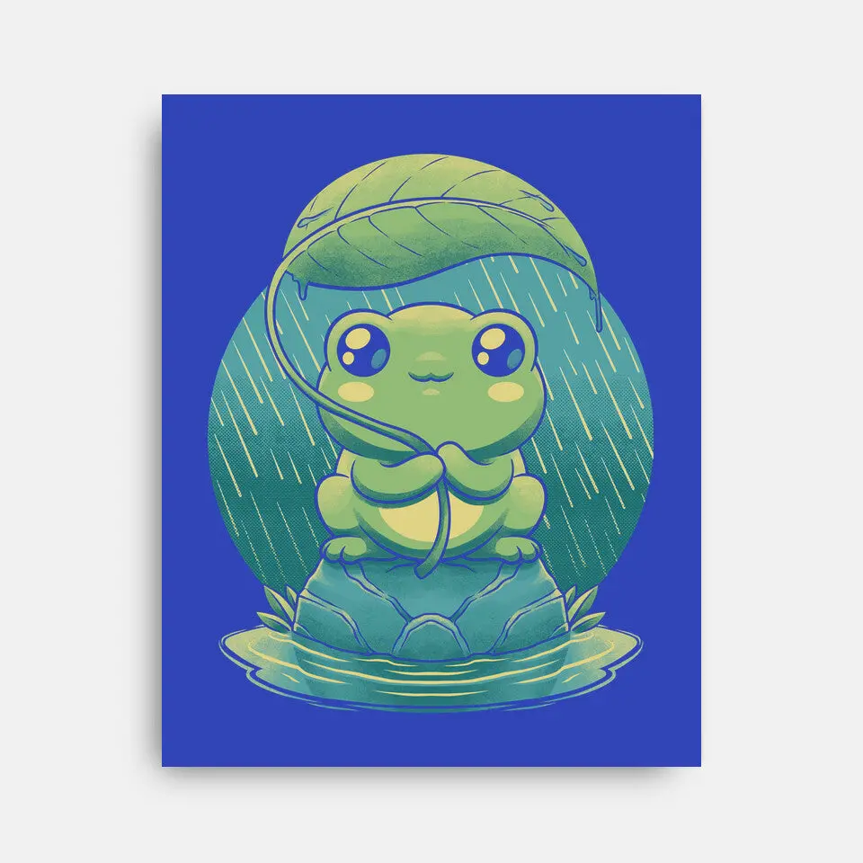 Rainy Day Cute Frog 8