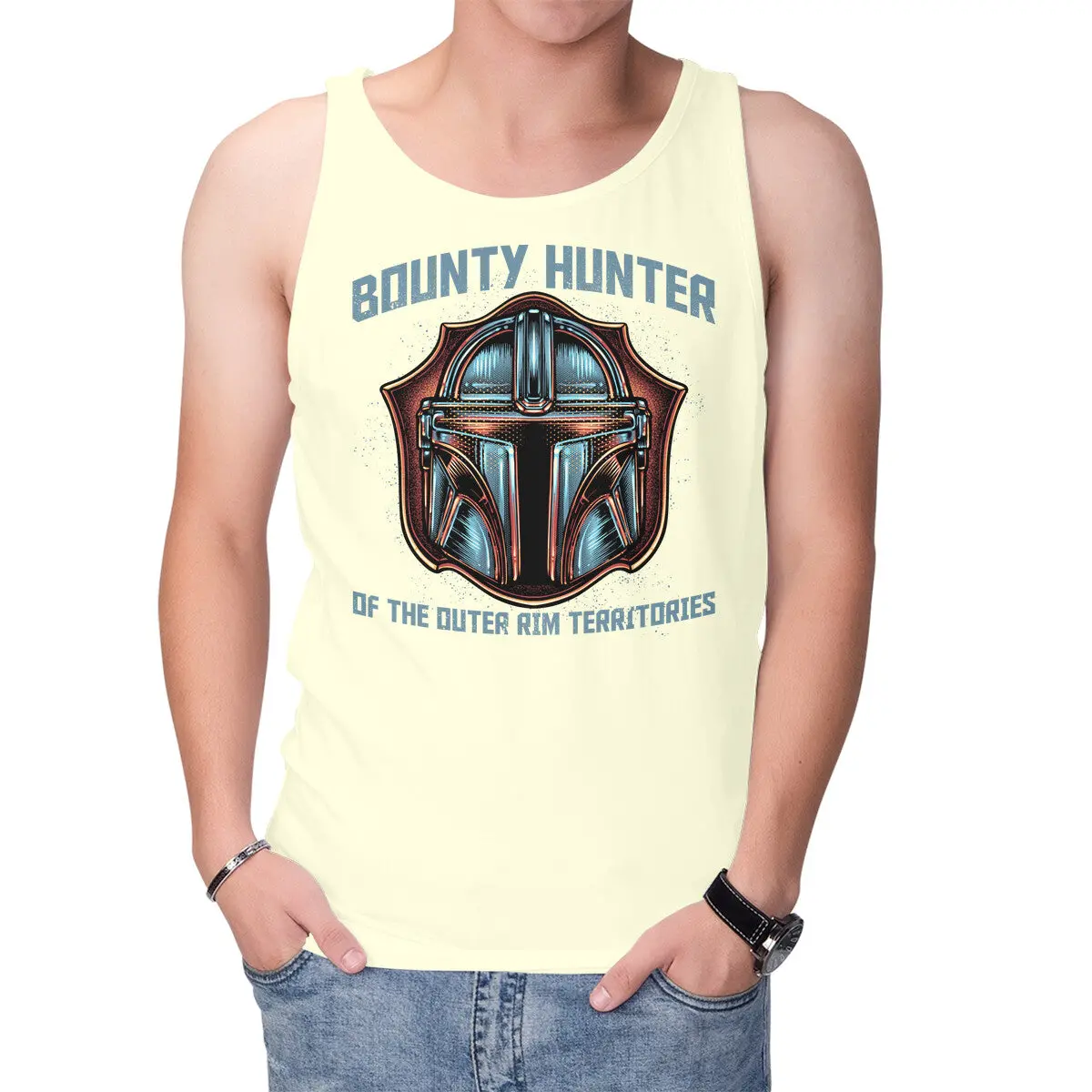 Bounty Hunter Graphic Tank Top - Image 10