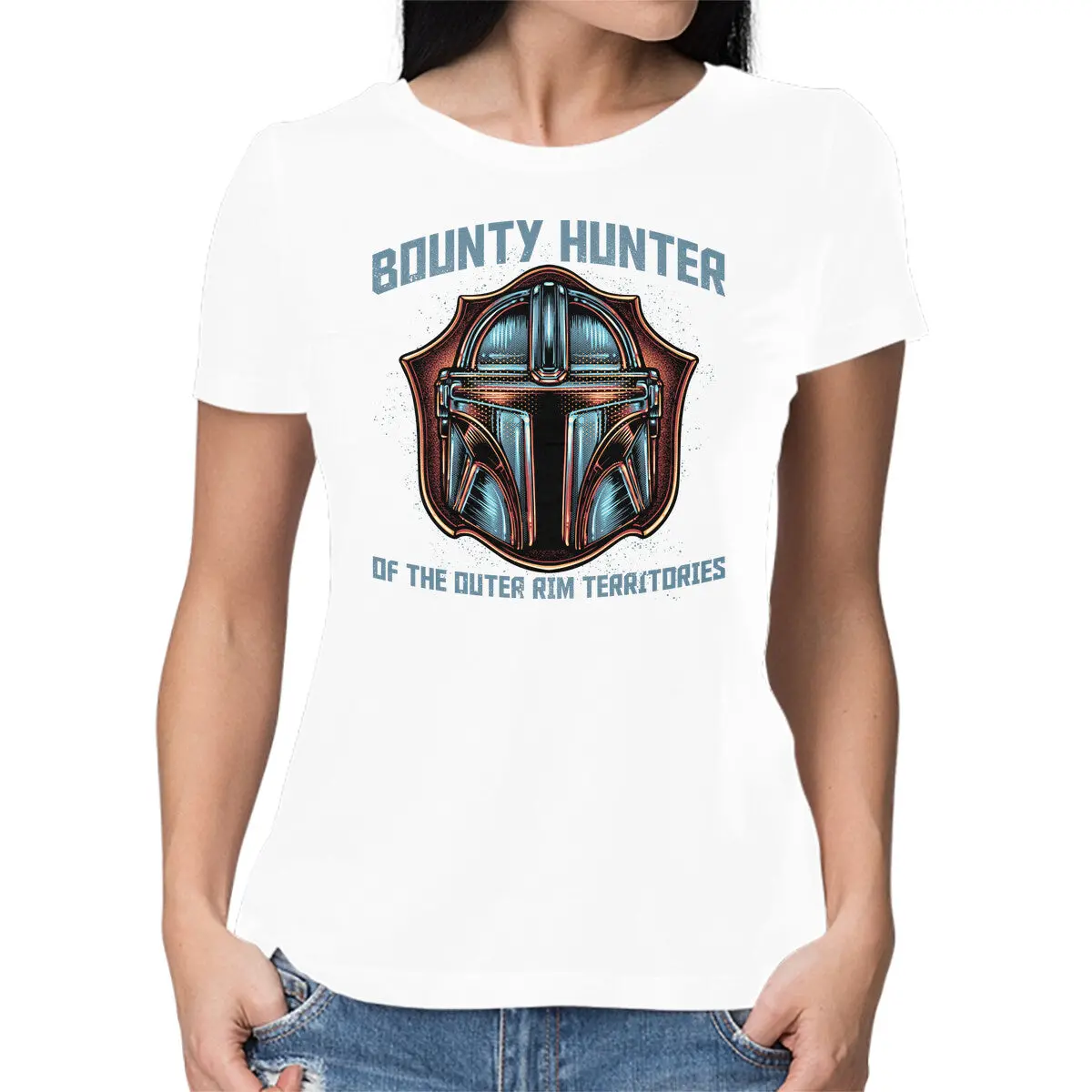 Women's Basic Bounty Hunter T-Shirt - Image 9