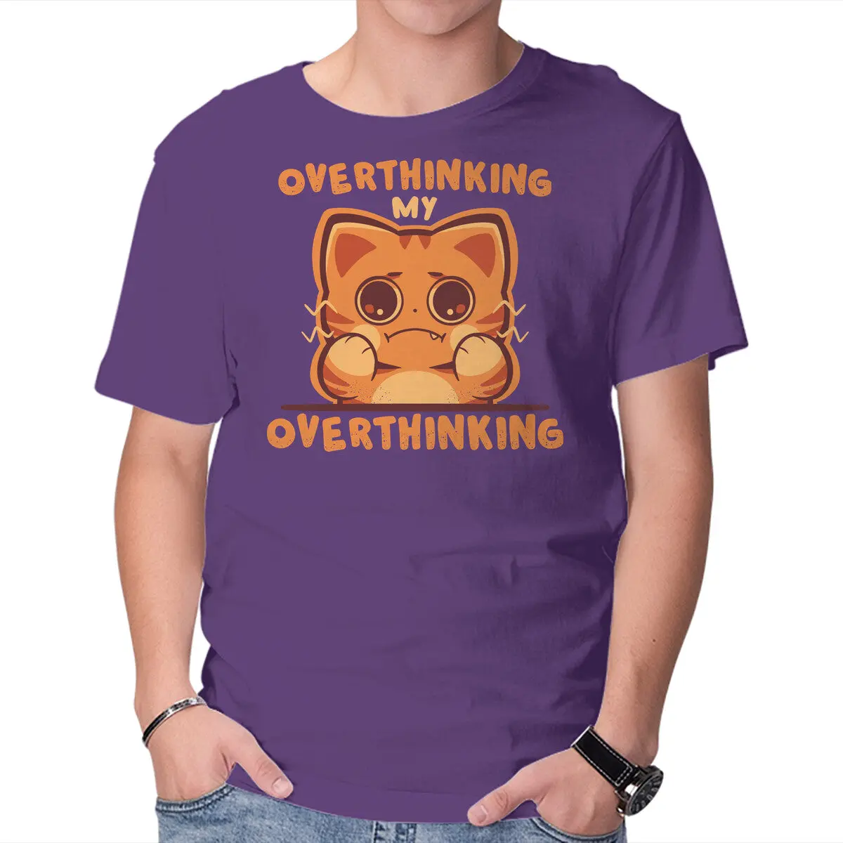 Overthinking Reflection T-Shirt for Men - Image 17