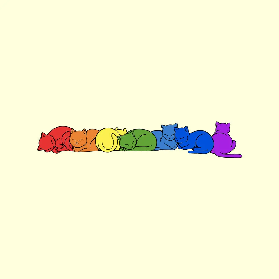 Rainbow Cats Pride 12