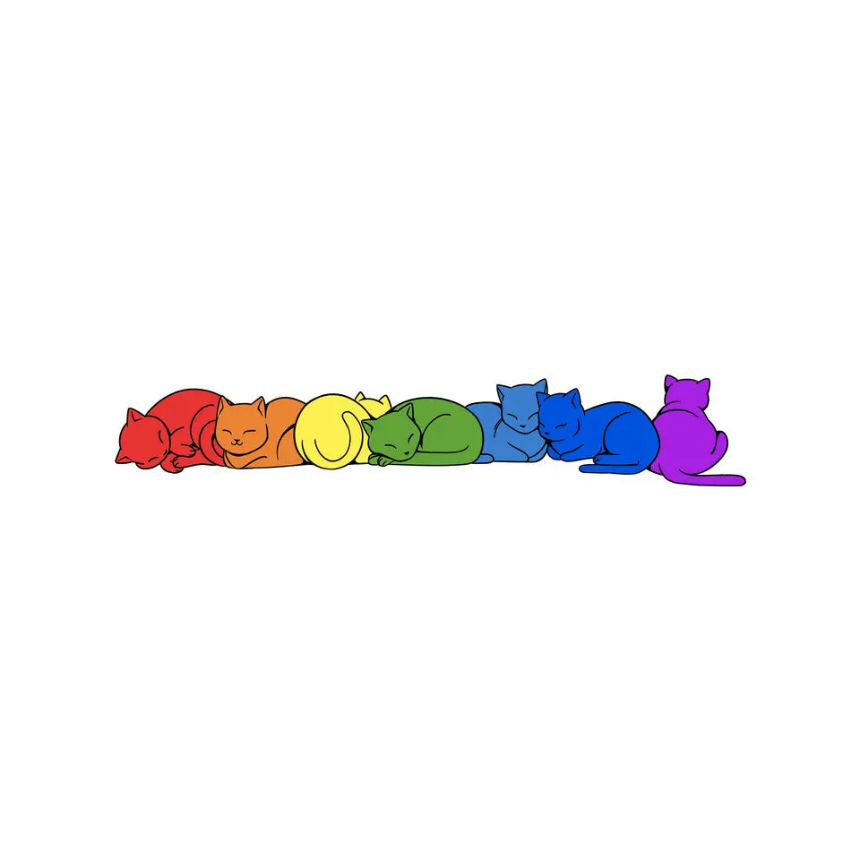 Rainbow Cats Pride 9