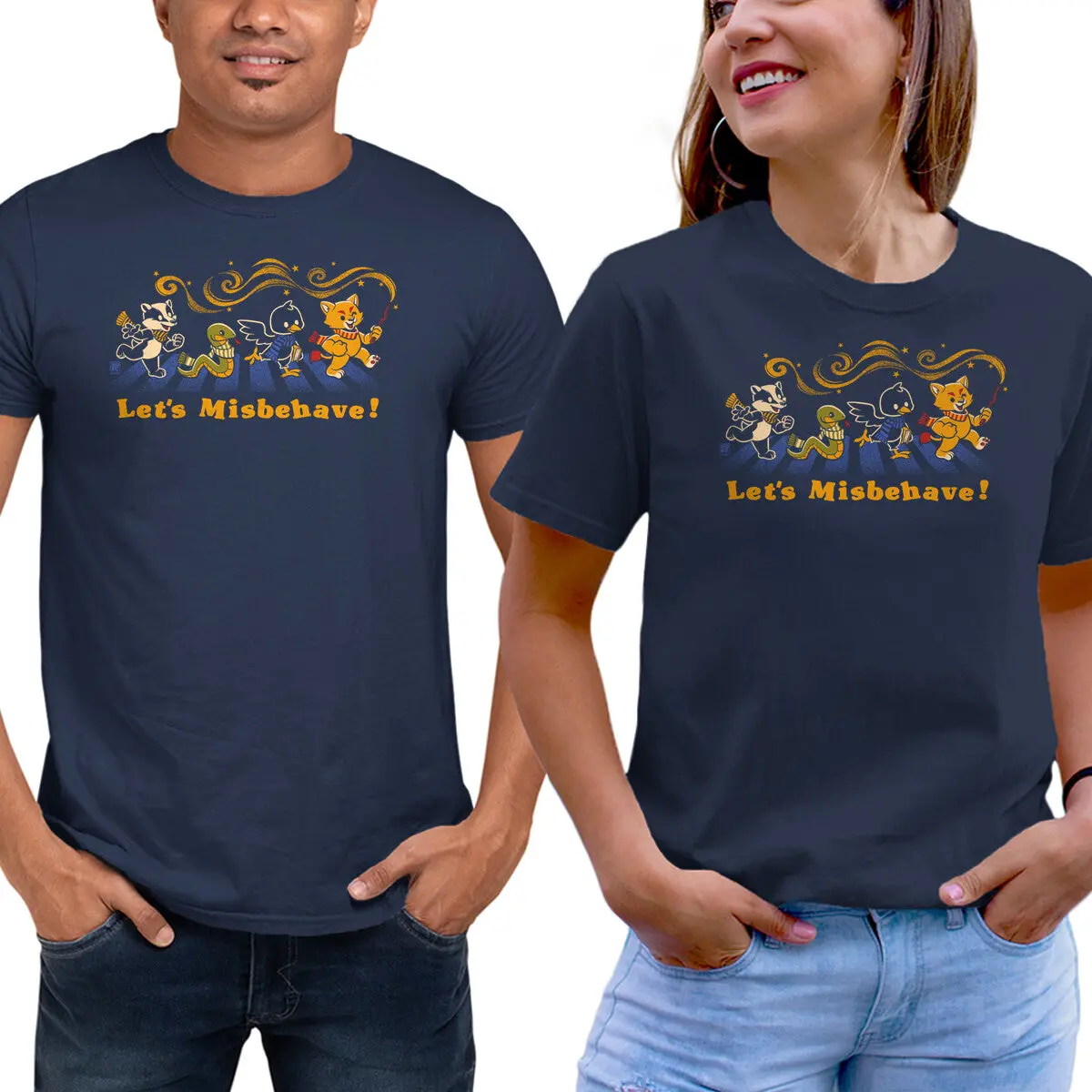 Magic Animals Mischievous Unisex T-Shirt - Image 5