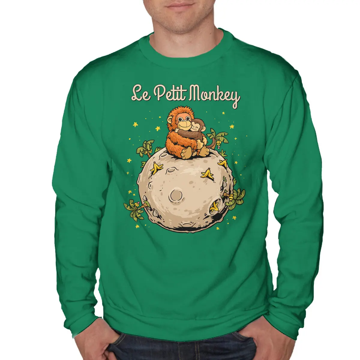 Le Petit Monkey Unisex Sweatshirt - Image 10
