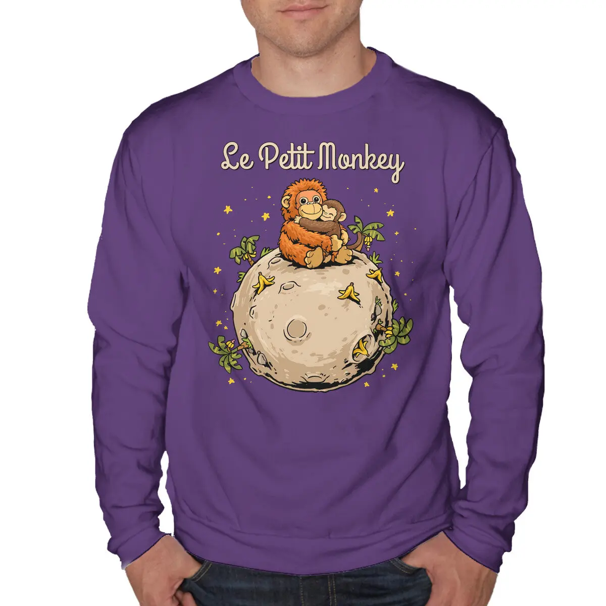 Le Petit Monkey Unisex Sweatshirt - Image 7