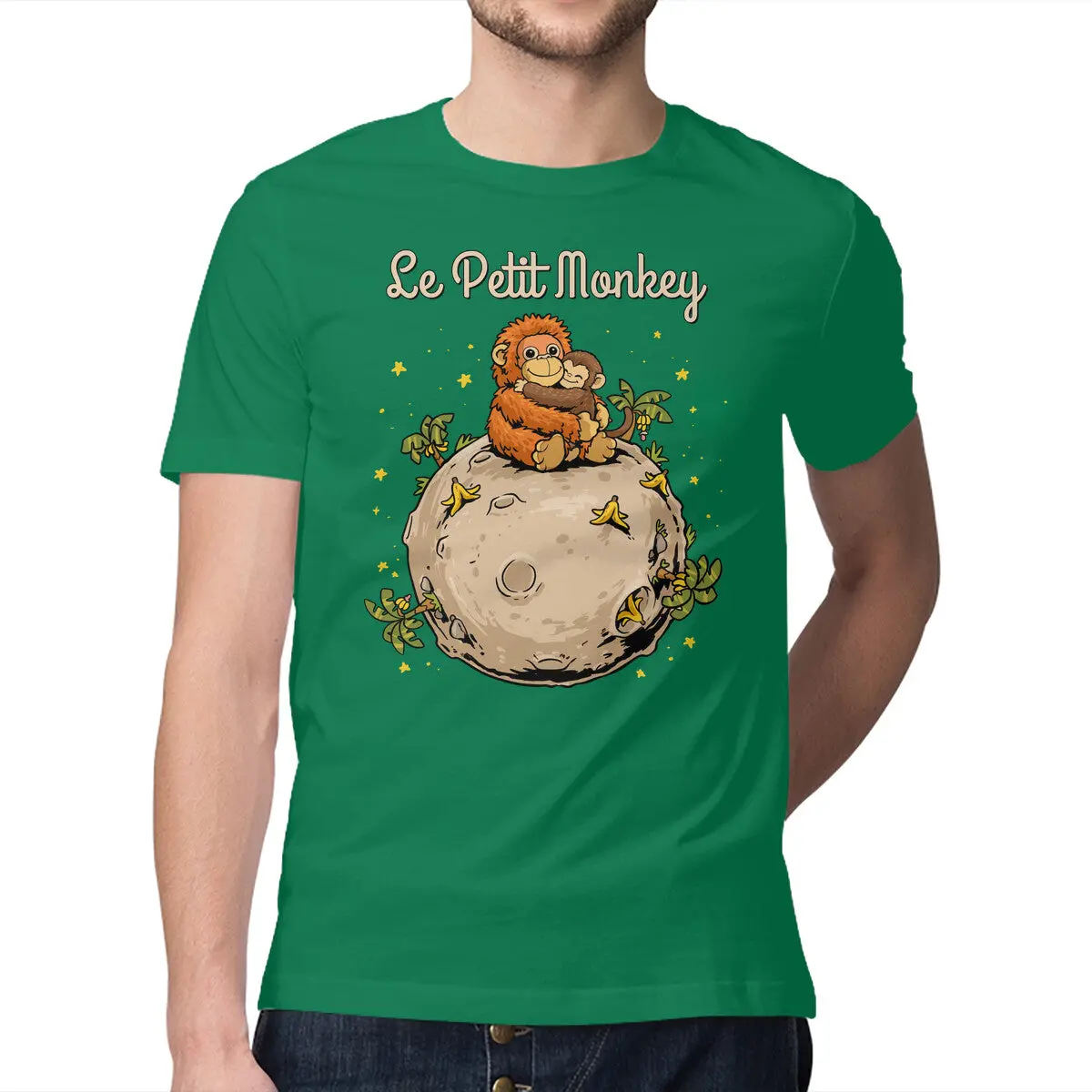 Le Petit Monkey Premium Cotton T-Shirt for Men - Image 17