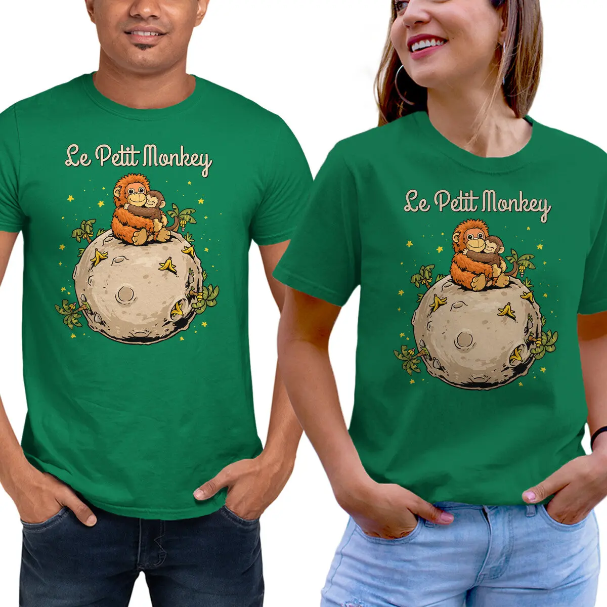 Le Petit Monkey Unisex Cotton T-Shirt - Image 13
