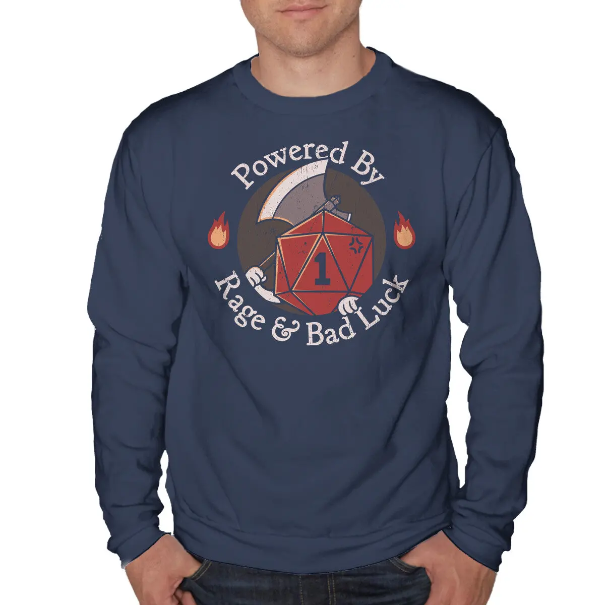 Rage & Bad Luck Graphic Sweatshirt - Image 4
